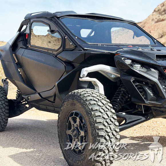 CANAM MAV R 2-SEAT Cab Enclosure THE VAULT Upper Side Doors & Panels (patent pending) 'Dirt Warrior Accessories'.
