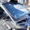 Close-up of CANAM MAV R FRONT WINDSHIELD 2024+   'Dirt Warrior Accessories' 