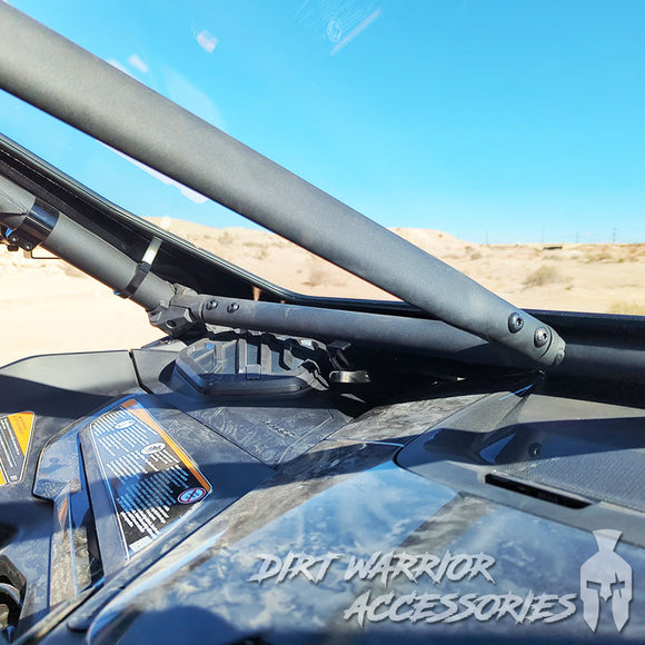 CAN-AM MAVERICK R MAX X RC FRONT WINDSHIELD 2026+ - Dirt Warrior Accessories