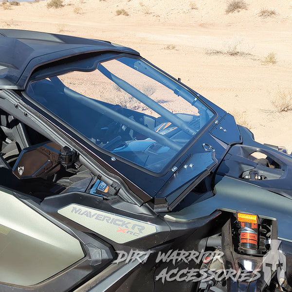 CANAM MAVERICK R MAX X RC FRONT WINDSHIELD 2026+ - Dirt Warrior Accessories