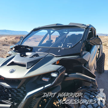 CAN-AM MAVERICK R MAX X RC FRONT WINDSHIELD 2026+ - Dirt Warrior Accessories