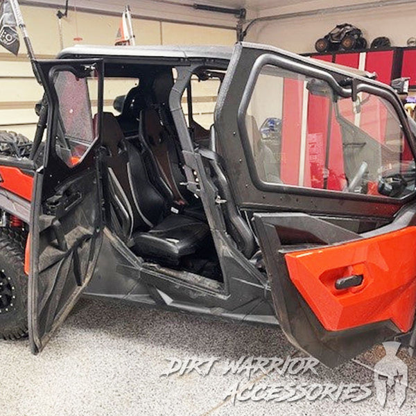 CANAM MAVERICK SPORT/TRAIL 4-SEAT Cab Enclosure "THE VAULT" Upper Side Doors & Panels (Patent Pending) Dirt Warrior Accessories