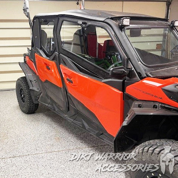 CANAM MAVERICK SPORT/TRAIL 4-SEAT Cab Enclosure "THE VAULT" Upper Side Doors & Panels (Patent Pending) Dirt Warrior Accessories