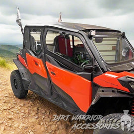 CANAM MAVERICK SPORT/TRAIL 4-SEAT Cab Enclosure "THE VAULT" Upper Side Doors & Panels (Patent Pending) Dirt Warrior Accessories