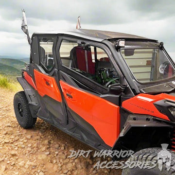CANAM MAVERICK SPORT/TRAIL 4-SEAT Cab Enclosure "THE VAULT" Upper Side Doors & Panels (Patent Pending) Dirt Warrior Accessories