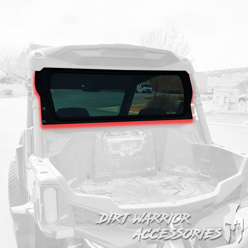 SXS Rear Windshield - Can-Am Maverick Sport / Trail 2-Seat 2018+