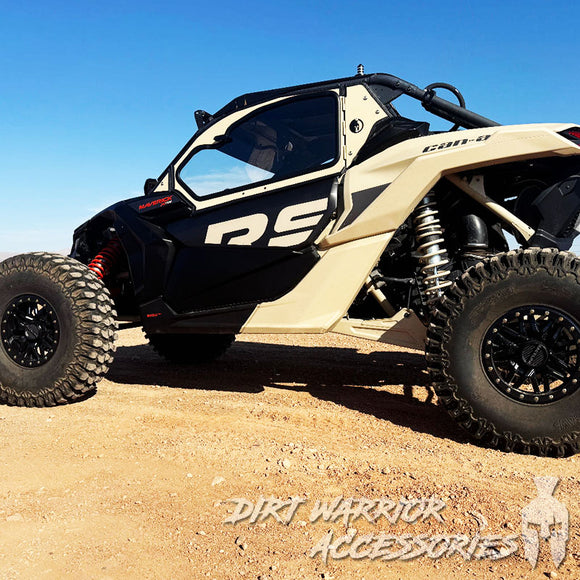 CAN-AM X3 2-SEAT Cab Enclosure THE VAULT Upper Side Doors & Panels (Patent Pending)