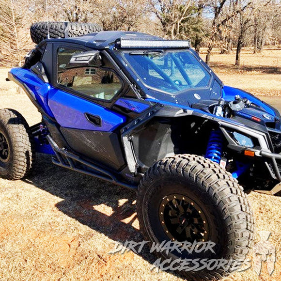 CAN-AM X3 2-SEAT Cab Enclosure THE VAULT Upper Side Doors & Panels (Patent Pending) 'Dirt Warrior Accessories' 
