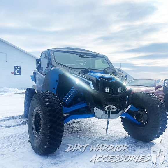 CAN-AM X3 2-SEAT Cab Enclosure THE VAULT Upper Side Doors & Panels (Patent Pending)  'Dirt Warrior Accessories' 