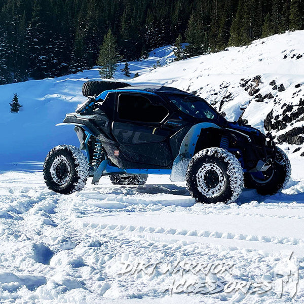CANAM X3 2-SEAT Cab Enclosure THE VAULT Upper Side Doors & Panels (Patent Pending) Dirt Warrior Accessories