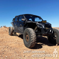 CANAM X3 4-SEAT Cab Enclosure THE VAULT Upper Side Doors & Panels (patent pending) Dirt Warrior Accessories