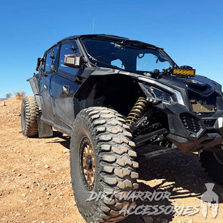 CANAM X3 4-SEAT Cab Enclosure THE VAULT Upper Side Doors & Panels (patent pending) Dirt Warrior Accessories