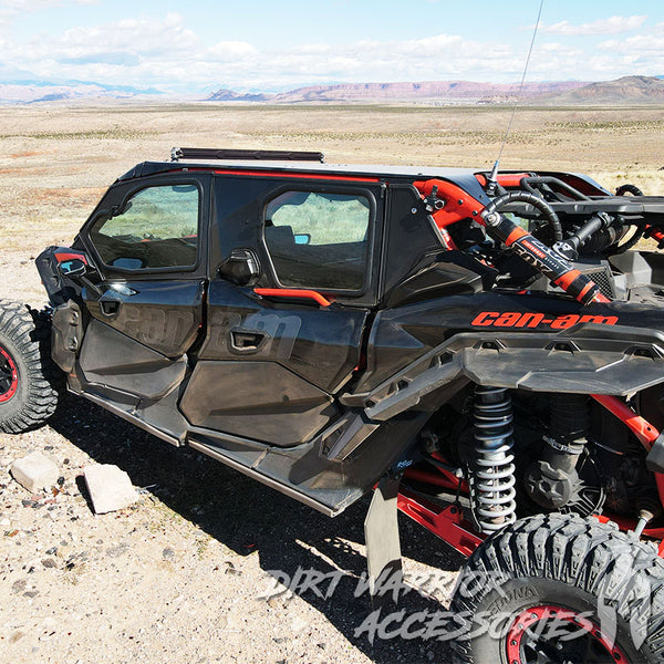 CANAM X3 4-SEAT Cab Enclosure THE VAULT Upper Side Doors & Panels (patent pending) Dirt Warrior Accessories