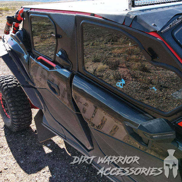 CANAM X3 4-SEAT Cab Enclosure THE VAULT Upper Side Doors & Panels (patent pending) Dirt Warrior Accessories