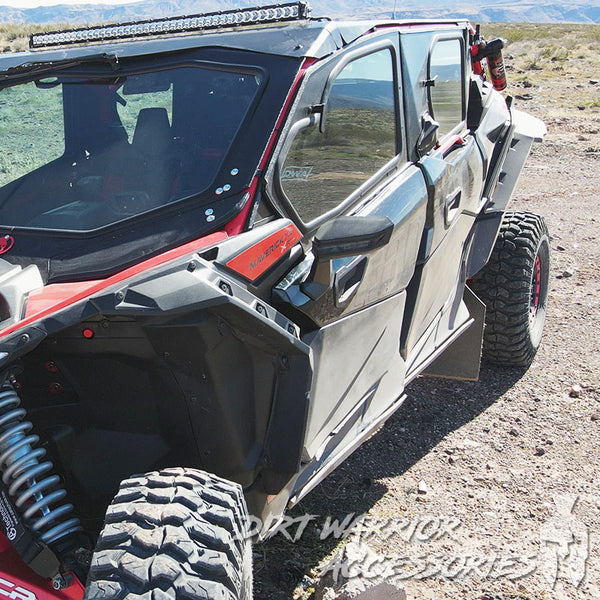 CANAM X3 4-SEAT Cab Enclosure THE VAULT Upper Side Doors & Panels (patent pending) Dirt Warrior Accessories