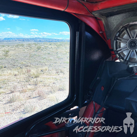 CANAM X3 4-SEAT Cab Enclosure THE VAULT Upper Side Doors & Panels (patent pending) Dirt Warrior Accessories