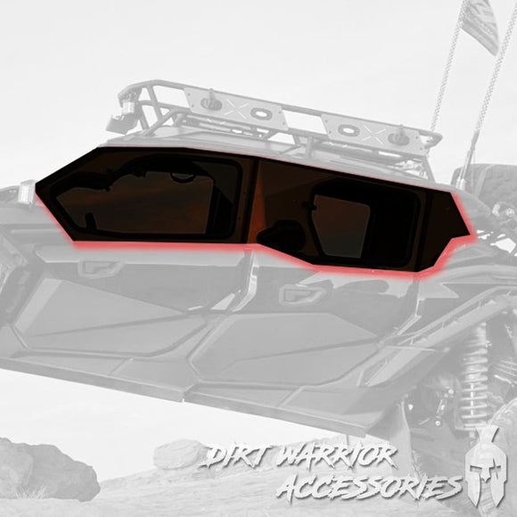 CANAM X3 4-SEAT Cab Enclosure "THE VAULT" Upper Side Doors & Panels (patent pending)