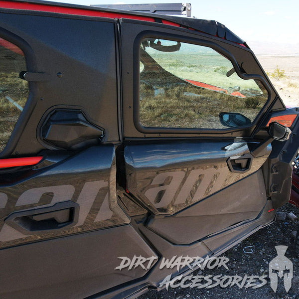 CANAM X3 4-SEAT Cab Enclosure THE VAULT Upper Side Doors & Panels (patent pending) Dirt Warrior Accessories