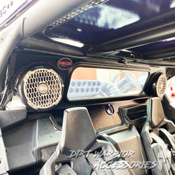 CANAM X3 REAR WINDSHIELD W/SPEAKER CUT-OUT 2016+
 interior  'Dirt Warrior Accessories' 