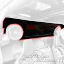 CANAM X3 REAR WINDSHIELD W/SPEAKER CUT-OUT 2016+