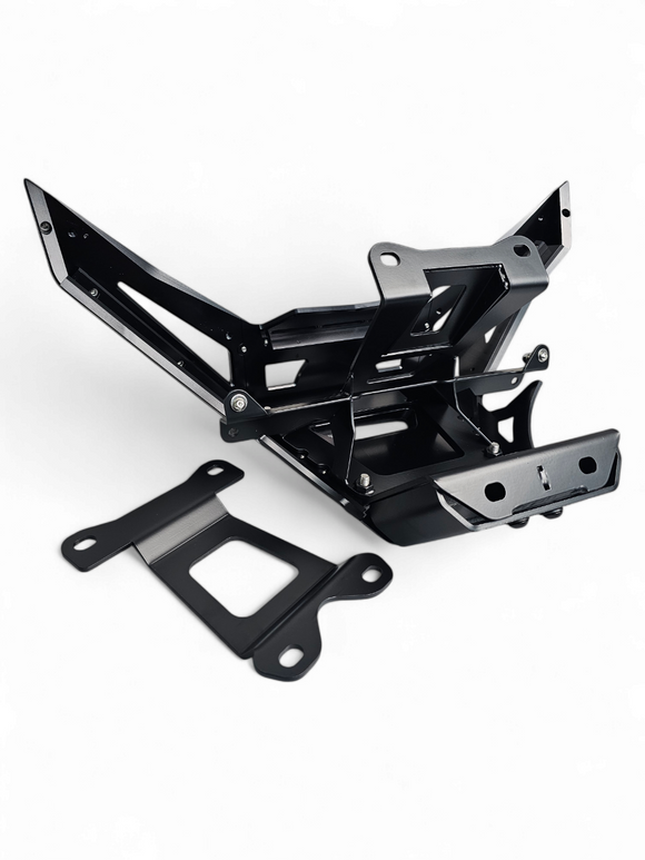 Machined Billet Front Winch Bumper Black Anodize (Fits: Can-Am Maverick X3 2017+)