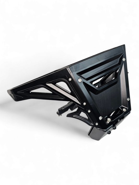 Machined Billet Front Winch Bumper Black Anodize (Fits: Can-Am Maverick X3 2017+)