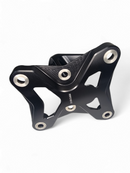 6 Bolt XL Radius Rod Plate with Tow Hook Black (Fits: Can-Am Maverick X3  2017+)