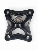 6 Bolt XL Radius Rod Plate with Tow Hook Black (Fits: Can-Am Maverick X3  2017+)