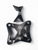 6 Bolt XL Radius Rod Plate with Tow Hook Black (Fits: Can-Am Maverick X3  2017+)