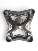 6 Bolt XL Radius Rod Plate with Tow Hook Gun Metal (Fits: Can-Am X3 Maverick 2017+)