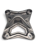 6 Bolt XL Radius Rod Plate with Tow Hook Gun Metal (Fits: Can-Am X3 Maverick 2017+)