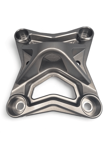 6 Bolt XL Radius Rod Plate with Tow Hook Gun Metal (Fits: Can-Am X3 Maverick 2017+)