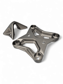 6 Bolt XL Radius Rod Plate with Tow Hook Gun Metal (Fits: Can-Am X3 Maverick 2017+)