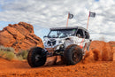 2017 to Current Can-Am X3 Maverick Machined Billet Front Winch Bumper (Clear Anodize) - electrikoffroad.com
