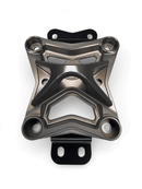 10 Bolt Radius Rod Plate with Pull Hook Gun Metal (Fits: Can-Am X3 2022+)