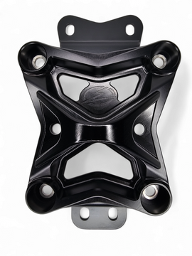 10 Bolt Radius Rod Plate with Pull Hook Black (Fits: Can-Am Maverick X3 2022+)