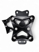 10 Bolt Radius Rod Plate with Pull Hook Black (Fits: Can-Am Maverick X3 2022+)