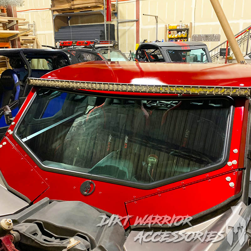 Custom Roll Cage UTV Front & Rear Windshields | Dirt Warrior Accessories