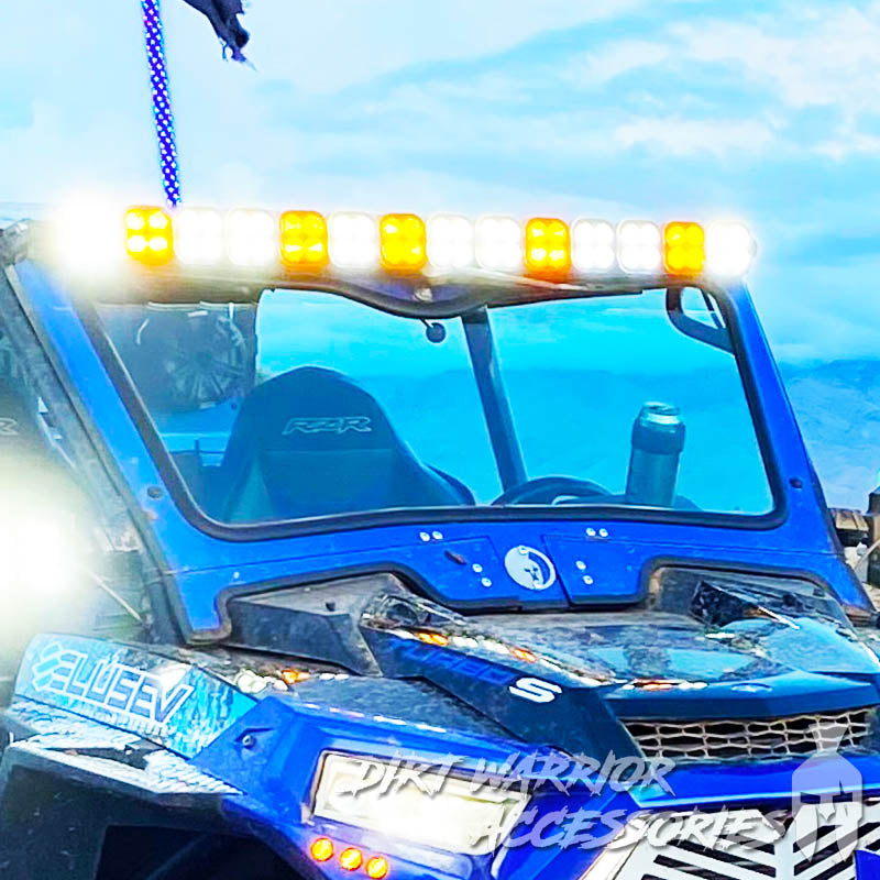 Custom Roll Cage UTV Front & Rear Windshields | Dirt Warrior Accessories
