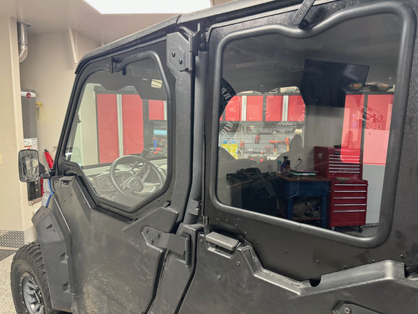 CANAM DEFENDER 4-SEAT Cab Enclosure "THE VAULT" Upper Side Doors & Panels (patent pending)