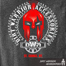 Gray DIRT WARRIOR ACCESSORIES HOODIE - BACK