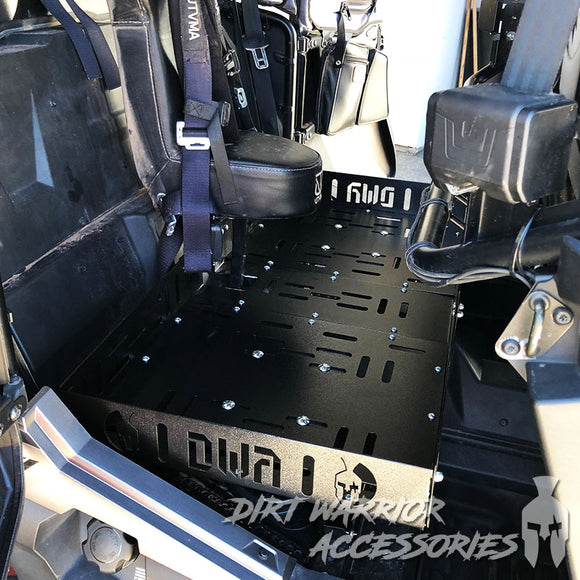 DIRT WARRIOR RZR Rear Seat Mounted Cargo Rack Dirt Warrior Accessories