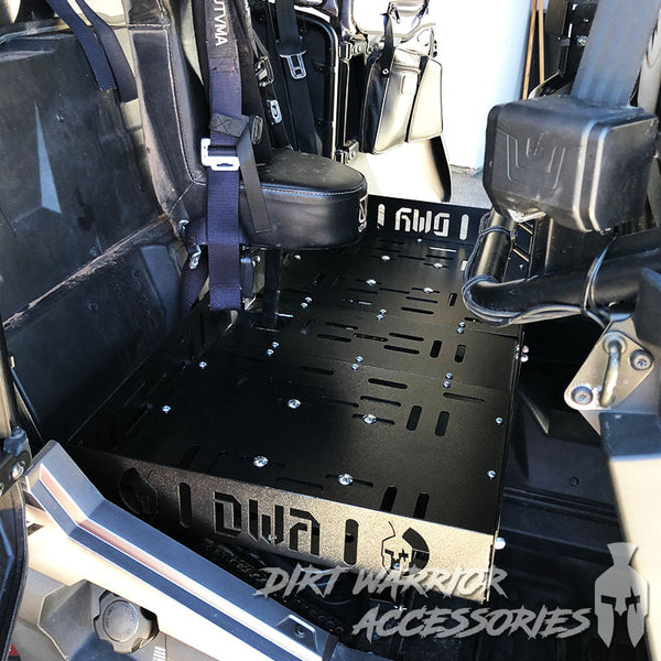 DIRT WARRIOR RZR Rear Seat Mounted Cargo Rack Dirt Warrior Accessories