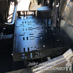 DIRT WARRIOR RZR Rear Seat Mounted Cargo Rack Dirt Warrior Accessories