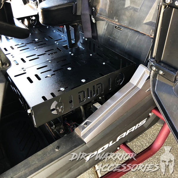 DIRT WARRIOR RZR Rear Seat Mounted Cargo Rack Dirt Warrior Accessories