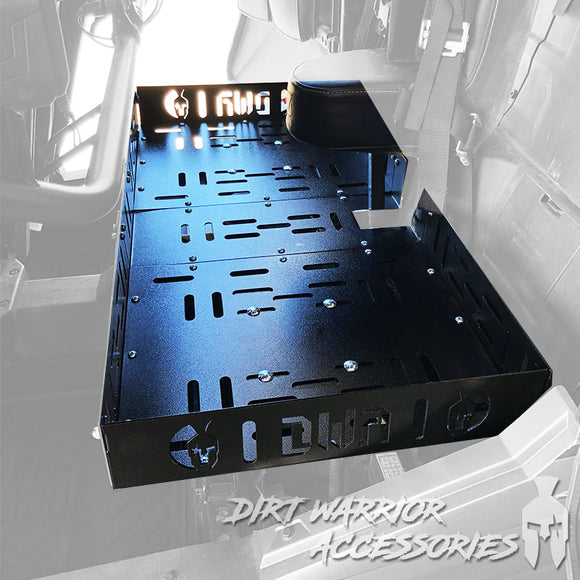 Dirt Warrior Polaris RZR Rear Seat Mounted Cargo Rack