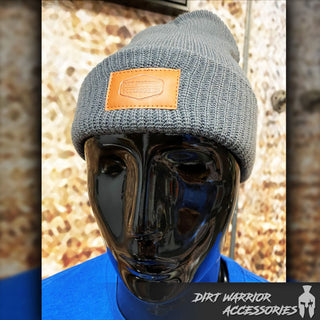 DWA Rib Knit Cuffed Beanie - Dirt Warrior Accessories