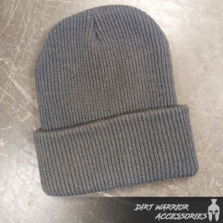 DWA Rib Knit Cuffed Beanie - Dirt Warrior Accessories