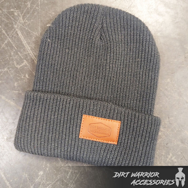 DWA Rib Knit Cuffed Beanie - Dirt Warrior Accessories