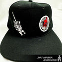 Black DWA Trucker Hat Solid Color with Random Patches